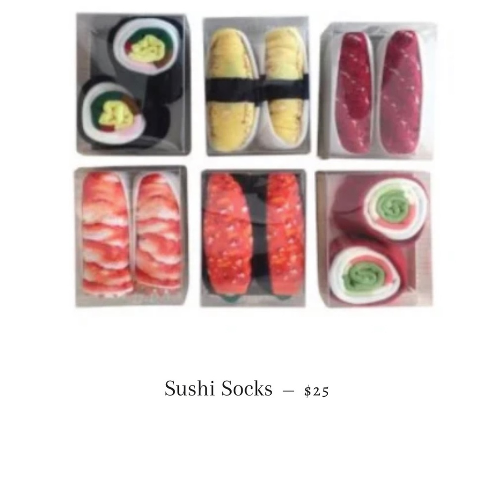 SUSHI SOCKS!